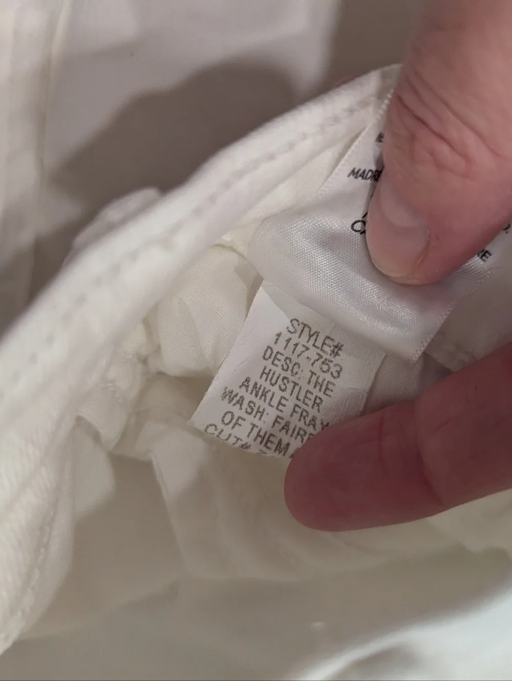 MOTHER The Hustler Ankle Fray In Fairest Of Them All Size 28 - Picture 5 of 8